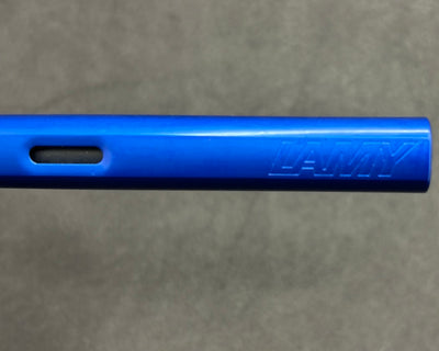 Lamy Blue Fountain Pen Stainless Steel EF Nib