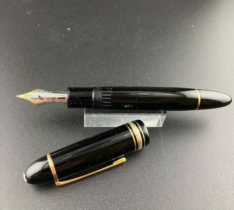 Montblanc Meisterstück No. 149 Fountain Pen 14C Broad Nib Serviced Split Ebonite