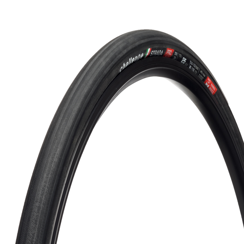 Challenge Tires - Strada Pro TLR Handmade Clincher Black Tubeless Ready 700x25/27/30mm