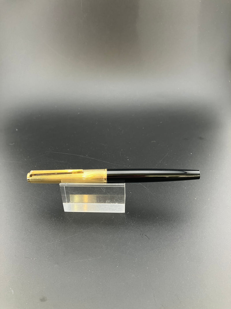 Montblanc Meisterstück No. 1246 Chased Gold Fountain Pen 18K Fine Nib Cartridge Box W Germany