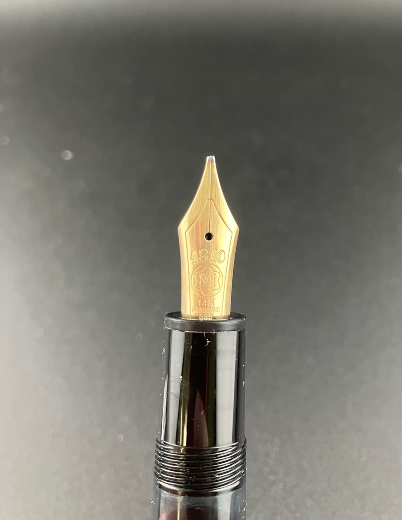 Montblanc Meisterstück No. 146 Fountain Pen 14K Gold Broad Oblique Serviced Warranty