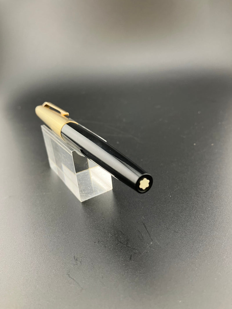 Montblanc Meisterstück No. 1246 Chased Gold Fountain Pen 18K Fine Nib Cartridge Box W Germany