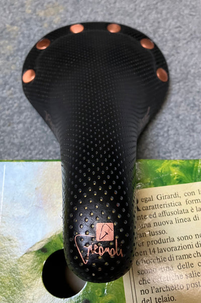 Selle San Marco Regal Girardi Perforated Saddle NOS Black Pierced Calf Skin