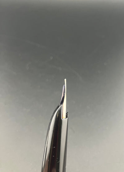 Pilot Elite Pocket Fountain Pen 18K WG Medium Nib Checkered Plaid Aug 13 1978