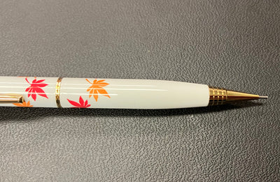 Platinum Mechanical Pencil Floral Maple Leaves 1970s NOS 0.5 mm