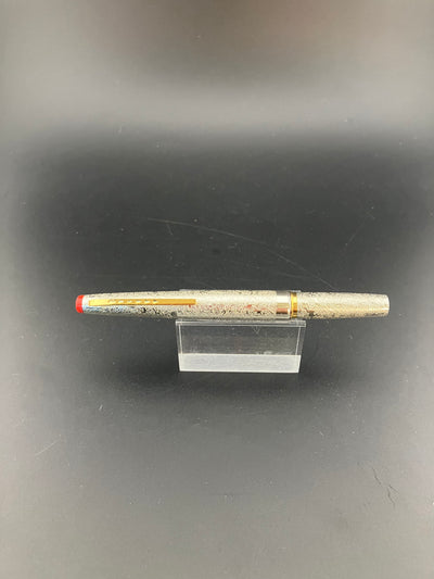 Kumiai Silver Foil Pocket Fountain Pen 21K Gold Fine Nib