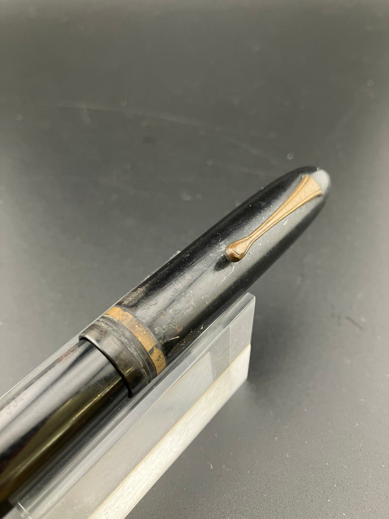Ban-ei Ideal GK Ebonite Eyedropper Fountain Pen Fine Nib 1951