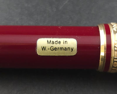 Montblanc Meisterstuck No 164 Burgundy Ballpoint Pen W Germany  w/ box