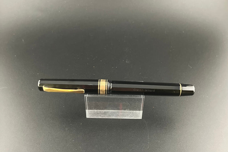 Omas Milord Celluloid (Old-Style) Fountain Pen 14K Gold M-Flex Nib