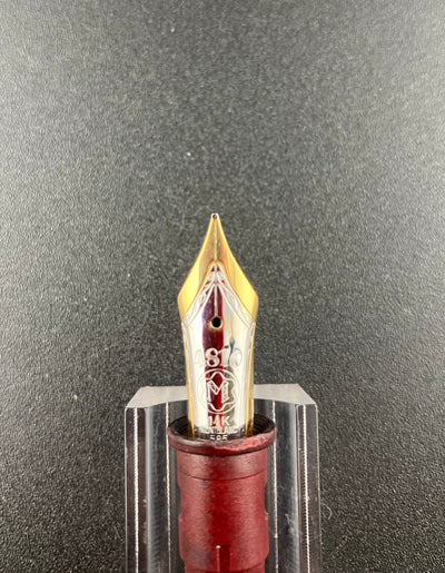 Montblanc Meisterstuck No. 146 1990's NIB Unit 14c Gold Fine - PART ONLY Burgundy