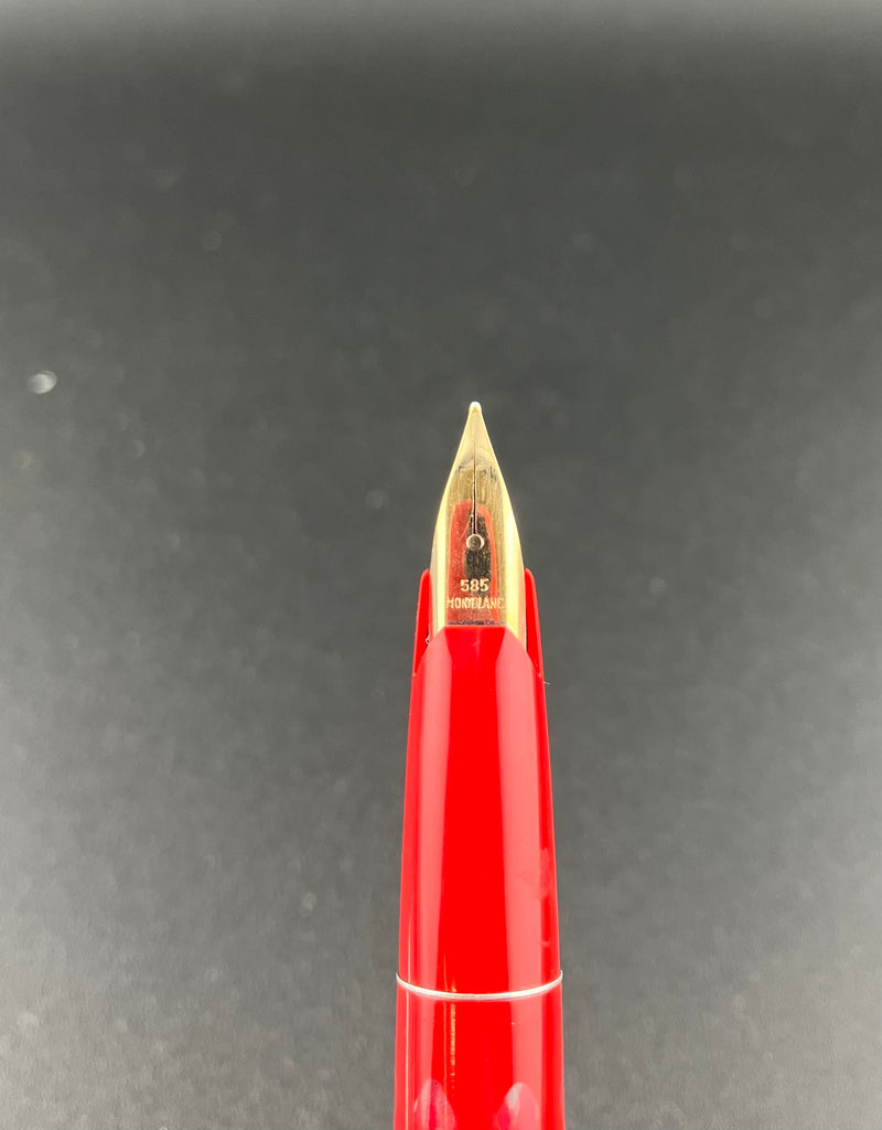 Montblanc No. 622 Junior Fountain Pen 14K Gold Fine Nib Red