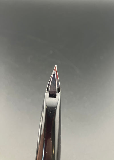 Pilot Elite Pocket Fountain Pen 18K WG Medium Nib Checkered Plaid Aug 13 1978