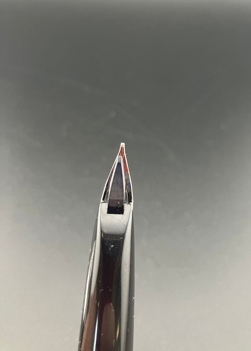 Pilot Elite Pocket Fountain Pen 18K WG Medium Nib Checkered Plaid Aug 13 1978