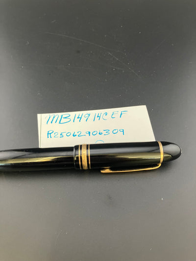 Montblanc Meisterstück No. 149 Fountain Pen 14C Extra Fine EF Nib Serviced Warranty