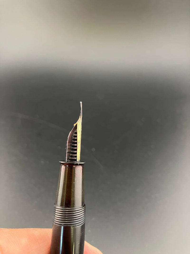 Ban-ei Ideal GK Ebonite Eyedropper Fountain Pen Fine Nib 1951
