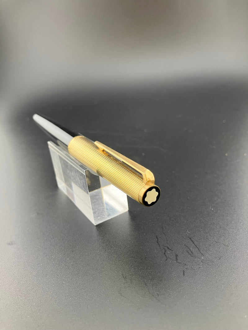 Montblanc Meisterstück No. 1246 Chased Gold Fountain Pen 18K Fine Nib Cartridge Box W Germany