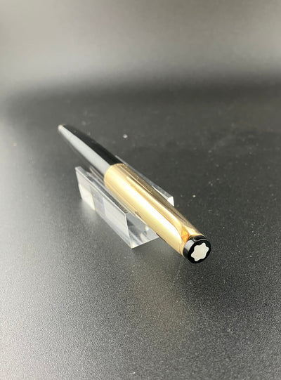 Montblanc Meisterstück No. 74 Fountain Pen 18K Gold Fine Nib Serviced Warranty