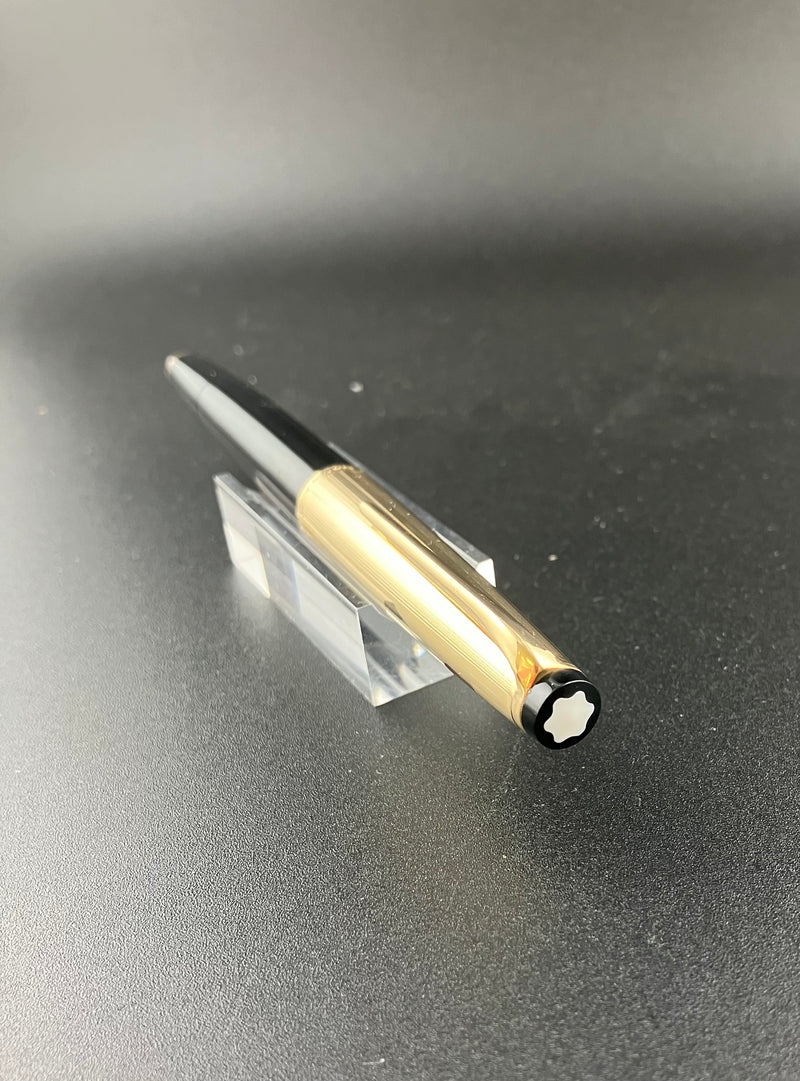 Montblanc Meisterstück No. 74 Fountain Pen 18K Gold Fine Nib Serviced Warranty