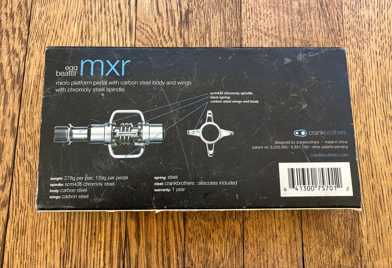 Crank Brothers Eggbeater MXR Pedals Egg Beater