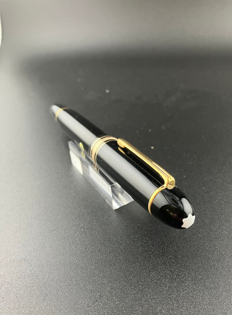 Montblanc Meisterstück No. 149 Fountain Pen 14C Broad Nib Serviced Split Ebonite