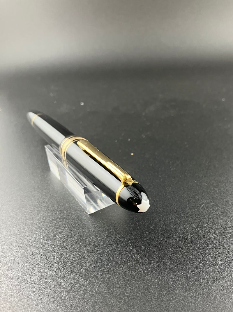 Montblanc Meisterstück No. 146 Fountain Pen 14K Gold Broad Oblique Serviced Warranty