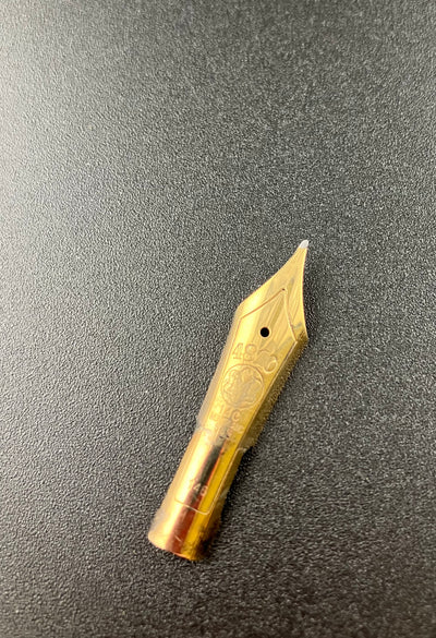 Montblanc Meisterstuck No. 146 1970's NIB 14c Gold Fine - PART ONLY - Chips