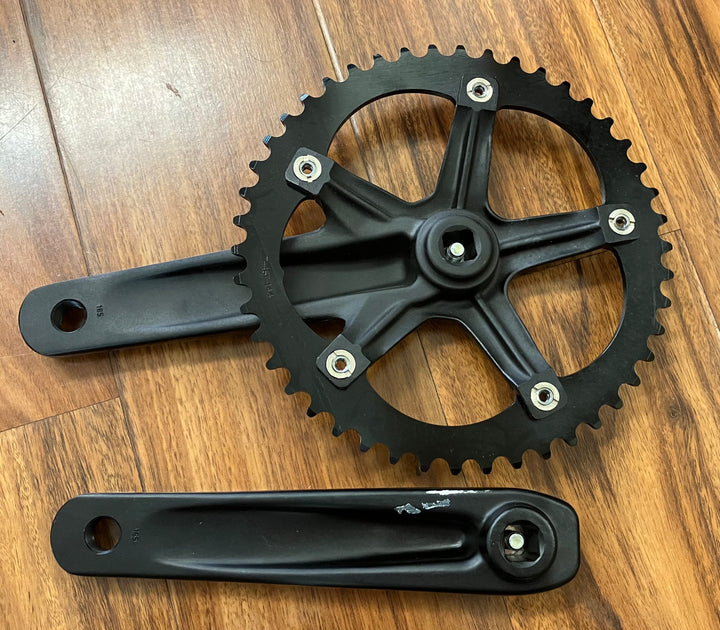 All City 612 Track Crankset 165mm 46T New Take Off + Bottom