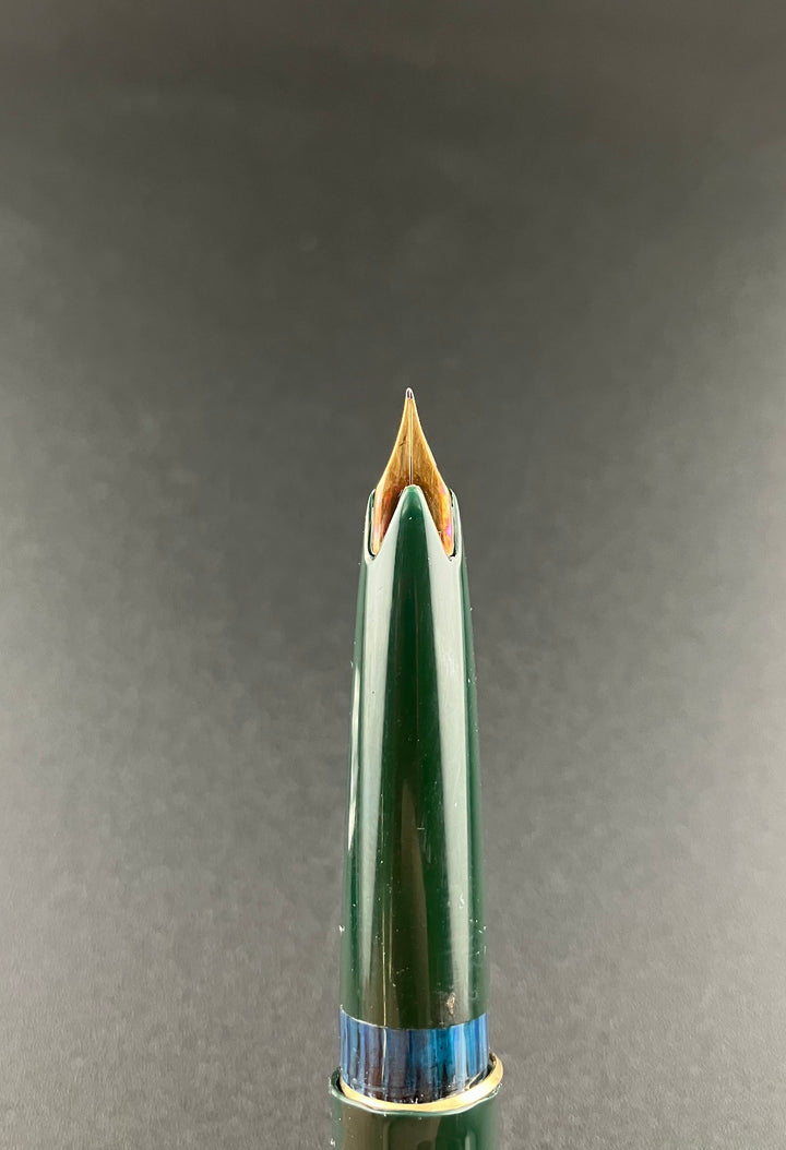 Montblanc No. 22 14K Gold Extra Fine Green Fountain Pen Parts or