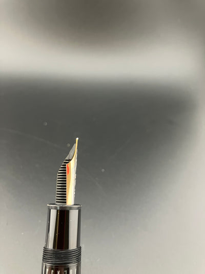 Montblanc Meisterstück No. 149 Fountain Pen 14K Gold Fine Nib Ebonite Serviced