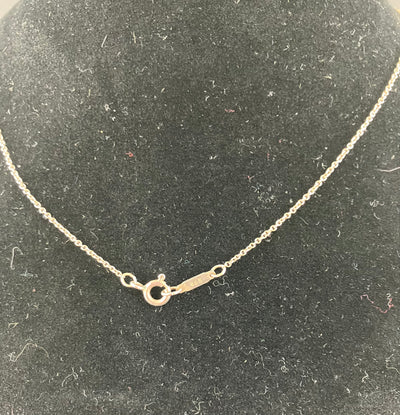 Tiffany Sterling Silver Necklace Triple Heart