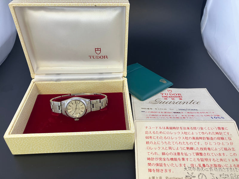 TUDOR Princess Oysterdate Ref. 7600 Automatic Women Wristwatch Box Papers