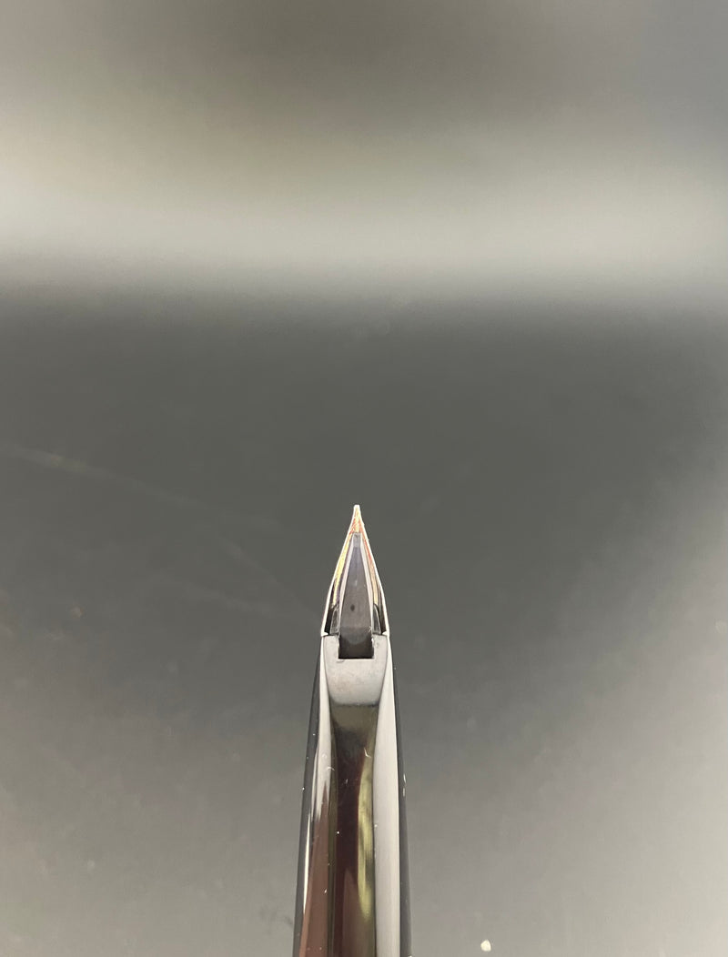 Pilot Elite Pocket Fountain Pen 18K WG Fine Nib Checkered Plaid July 9 1978