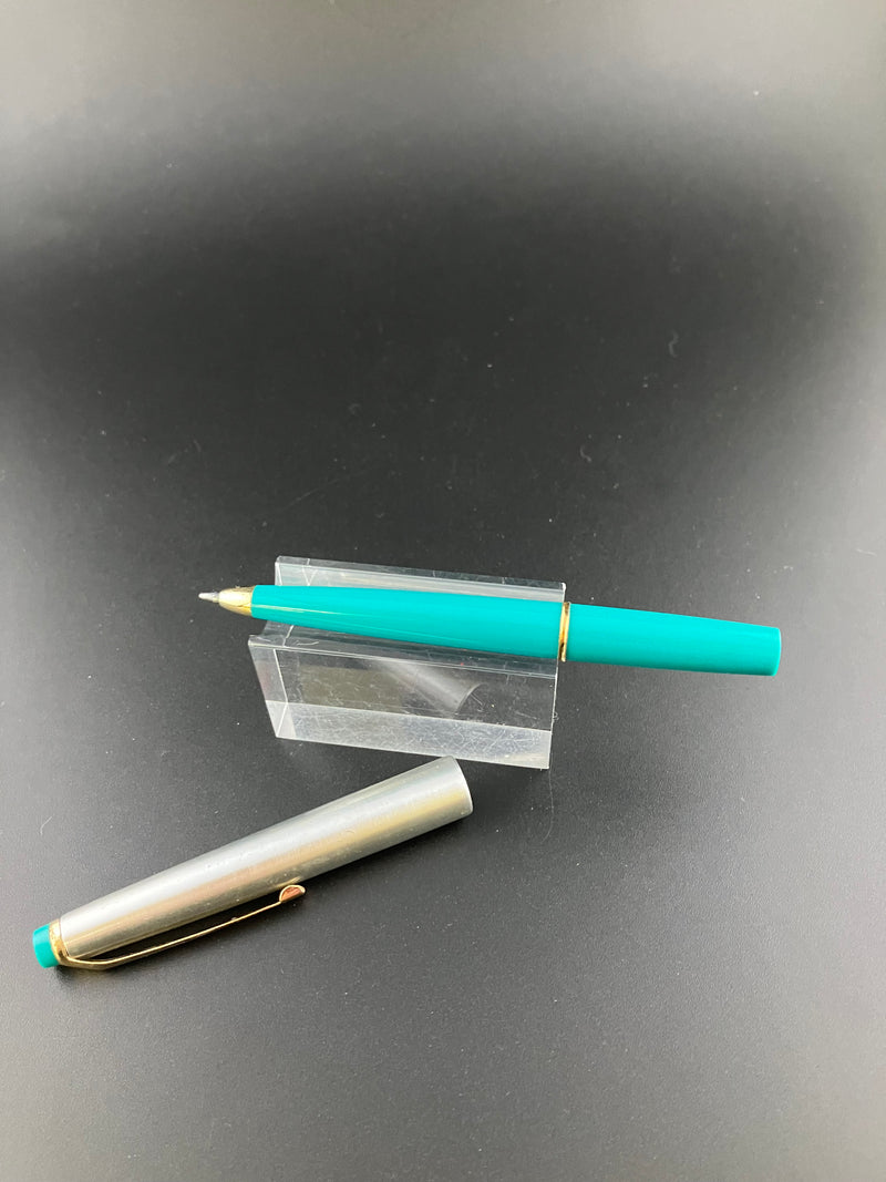 Pilot Pocket Ballpoint Pen Teal 1970s