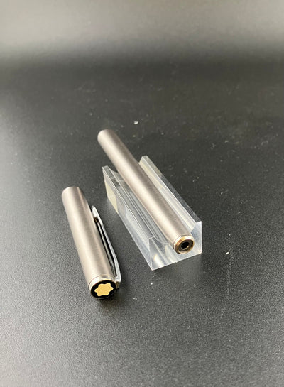 Montblanc Noblesse 1st Gen Brushed Steel Fountain Pen Body and Cap ONLY