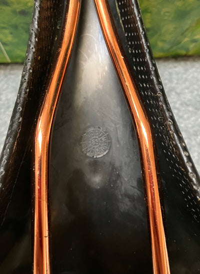 Selle San Marco Regal Girardi Perforated Saddle NOS Black Pierced Calf Skin