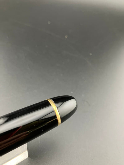 Montblanc Meisterstück No. 149 Fountain Pen 14K Gold Fine Nib Ebonite Serviced