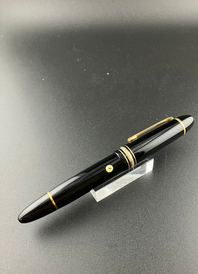 Montblanc Meisterstück No. 149 Fountain Pen 14C Broad Nib Serviced Split Ebonite