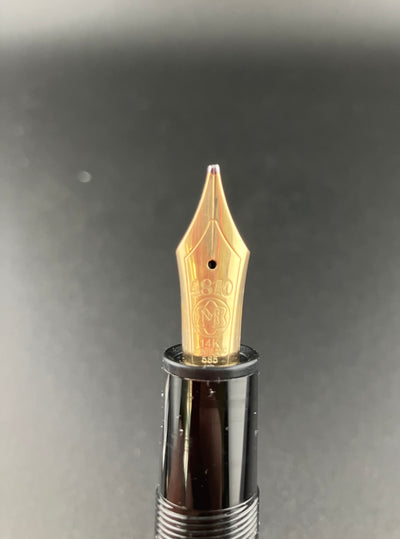 Montblanc Meisterstück No. 146 Fountain Pen 14K Gold Broad Oblique Serviced Warranty