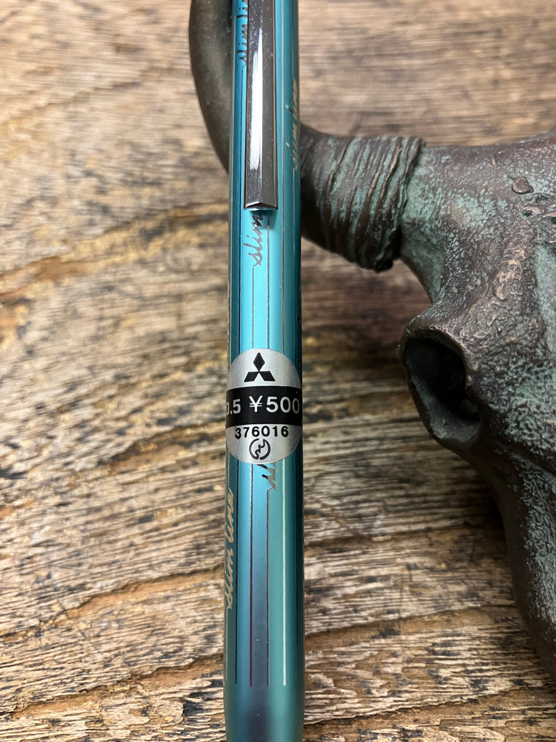 Mitsubishi Uni 376016 Mechanical Pencil NOS 0.5 mm Blue Slim Line