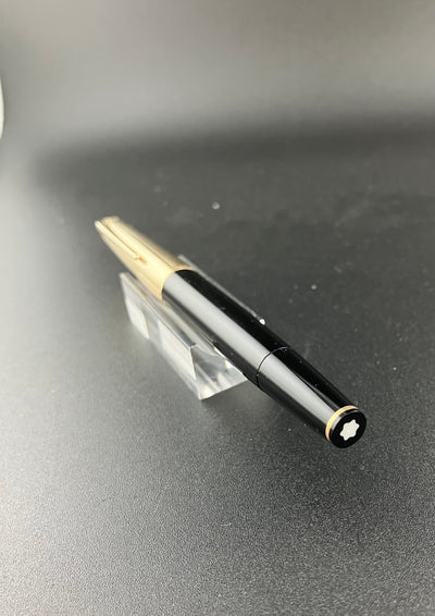 Montblanc Meisterstück No. 74 Fountain Pen 18K Gold Fine Nib Serviced Warranty