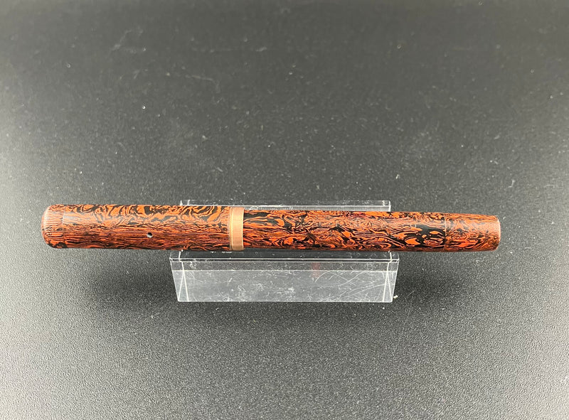 OTA Hard Rubber Japanese Eyedropper Fountain Pen 14K Gold Fine Nib