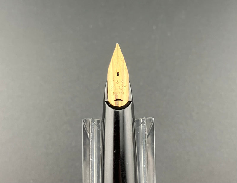 Pilot Elite Sterling Silver Pocket Fountain Pen 18K W.G. Script Nib