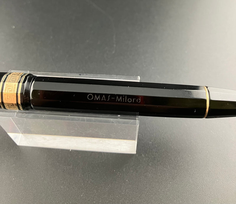 Omas Milord Celluloid (Old-Style) Fountain Pen 14K Gold M-Flex Nib