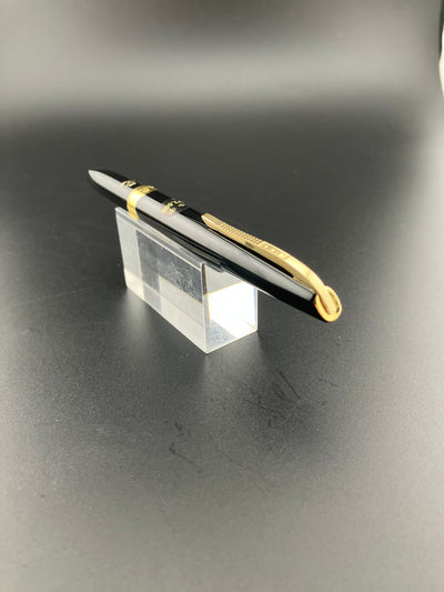 Platinum Pocket 18K Gold Fountain Pen Medium Nib NOS Old Globe Logo