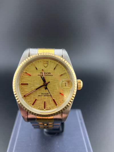 TUDOR Prince Oysterdate Ref. 72033 Automatic Two Tone Wristwatch Papers