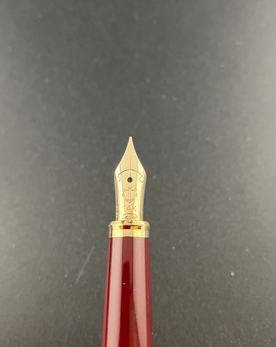 Sailor Lady Profit Burgundy Fountain Pen 14K Gold H-EF Extra Fine Nib