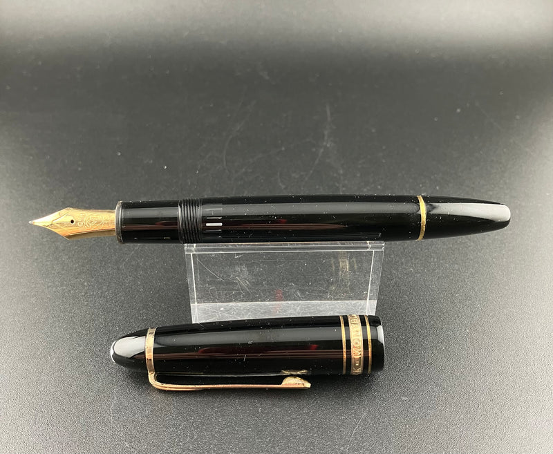 Montblanc Meisterstück No. 146 Fountain Pen 14C/14K Gold Fine Nib Serviced