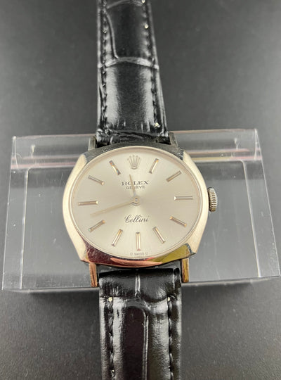 Rolex Cellini Ref. 3802 18K White Gold Case Women's Watch