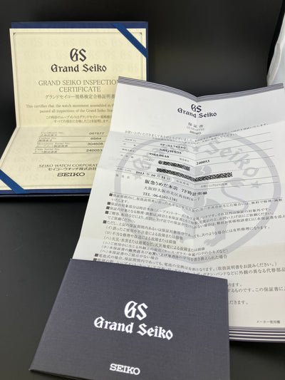 Grand Seiko SBGW035 9S64-00A0 Full Set Manual Watch Box Papers