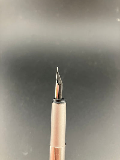 Montblanc Noblesse Fountain Pen Fine Nib 1st Gen Brushed Stainless Steel